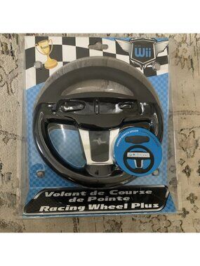 Mario Kart Nintendo Wii Racing Wheel Plus Hidden Remote Design Motion Plus Comp.